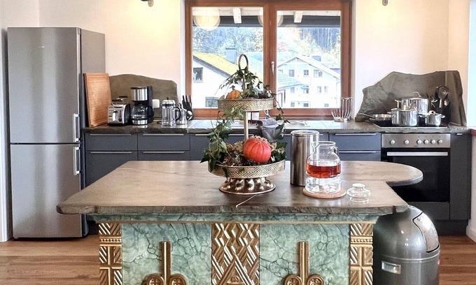 Kiefersfelden House | Cozy Alps Vacation Apartment with Fireplace & Pool Access