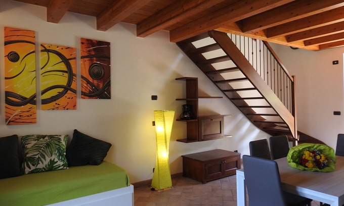 Malcesine Apartment | Inviting Apartment with Balcony, Pool & Spa Amenities