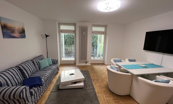 Rostock Apartment | Serene Apartment Bernstein with Garden & Ocean Views