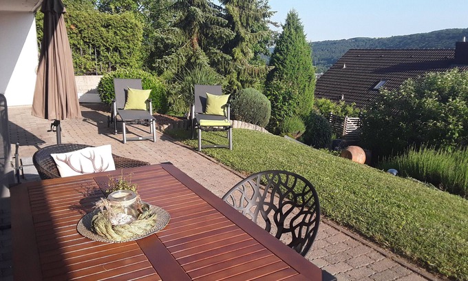 Gemuenden Apartment | Apartment "Bieniussa 3" with Garden, Wi-Fi & Spa Amenities