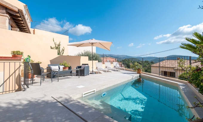 Campanet House | Can Vidal Apartment: Ocean View, Wi-Fi & Family Friendly