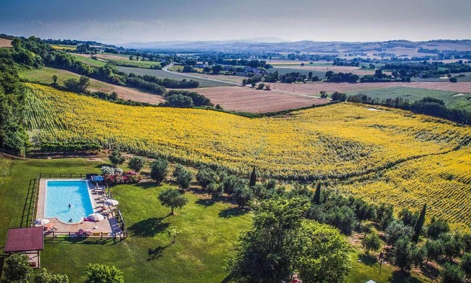 Corinaldo Other | Discover Apartment Casalantico - I GIRASOLI with Pool & Spa