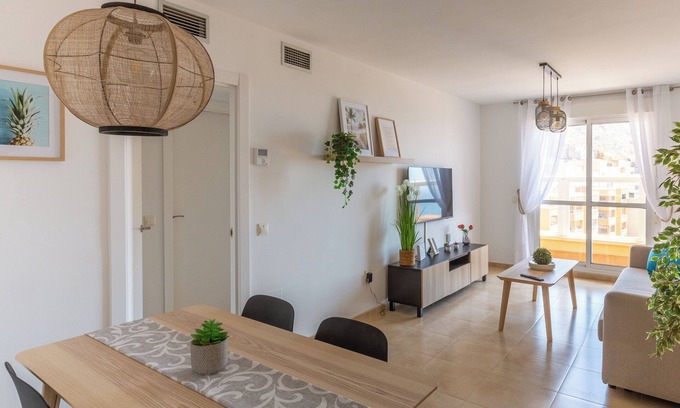 Aguadulce Apartment | Apartment Catania in Aguadulce - Almeria. Equipped, elegant, and with sea views