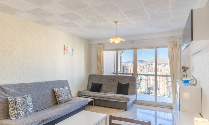 Rincon de Loix Apartment | Inviting Apartment 'Ciudad Antena' with Pool & Terrace