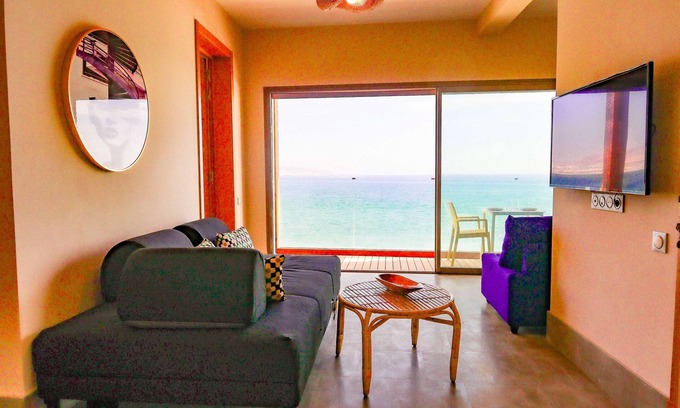 Taghazout Apartment | Apartment-Deluxe-Mobility bath-Ocean view