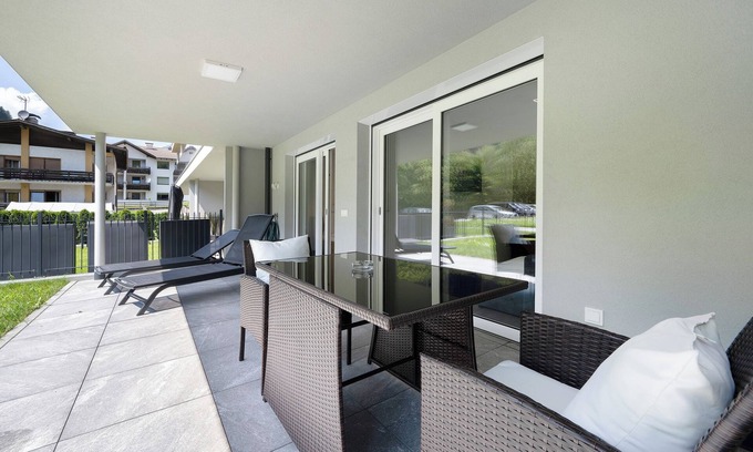 Fortezza Apartment | Dinaro Suite - Mountain View, Sauna & Private Terrace Escape