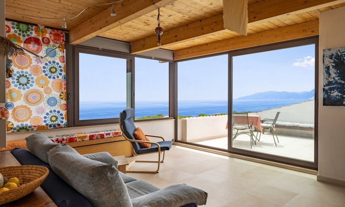 Cala Gonone Apartment | Experience 'Dream in the Sky' with Ocean View & Terrace