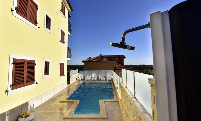 Savudrija Apartment | Relax at Apartment Elia2: Pool, Oceanfront & Garden Retreat