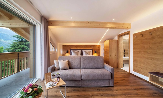 Parcines Apartment | Mountain View Apartment with A/C, Wi-Fi & Spa Amenities