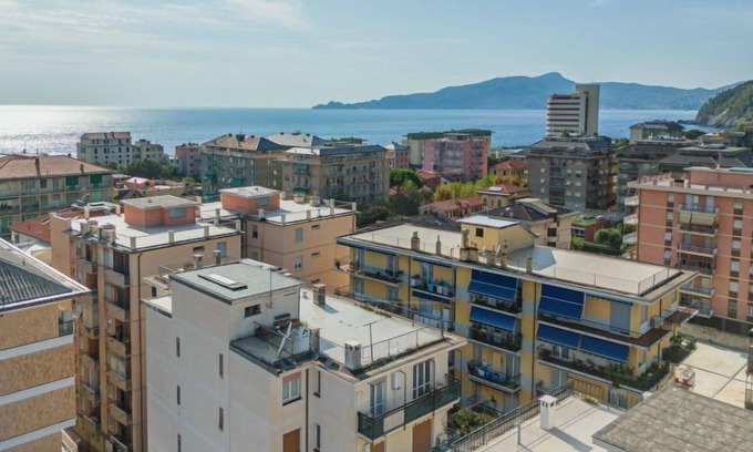 Chiavari Apartment | Discover Enrico by Interhome: Oceanfront Escape with Spa