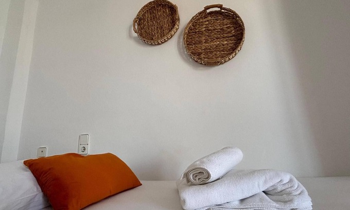 Portinatx Apartment | Apartment 'Vista Mar 3A' with Sea View, Wi-Fi and Air Conditioning