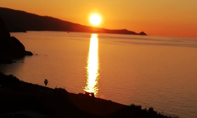 Gioiosa Marea Apartment | Scenic Apartment with Aeolian Islands View near Capo D'Orlando
