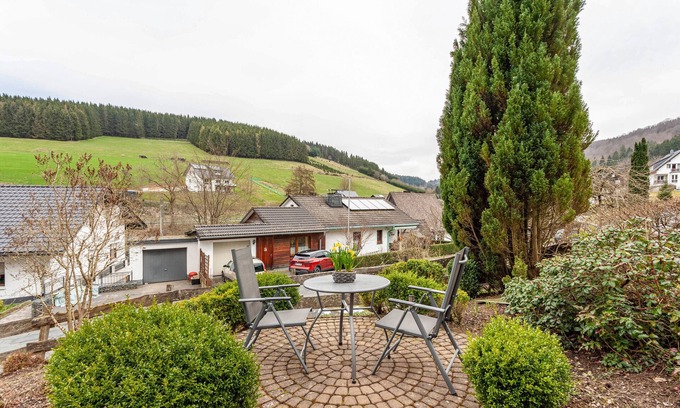 Sorpetal Apartment | Mountain View Apartment with Private Terrace & Spa Amenities