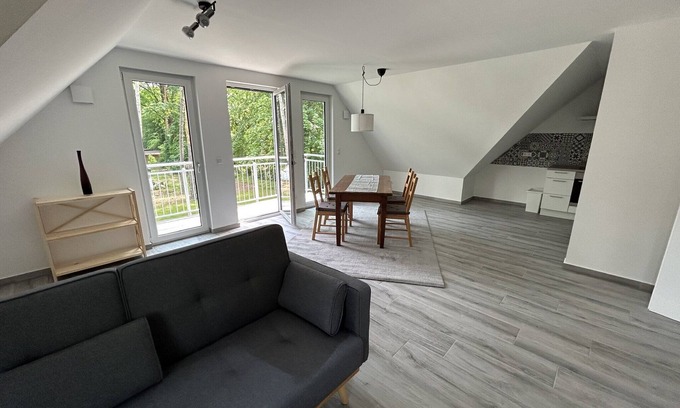 Mellensee Apartment | Scenic Apartment 'Ferienwohnung Am Mellensee' with Garden