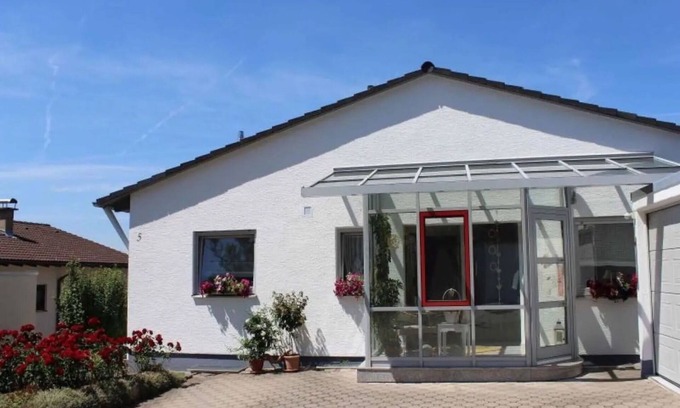 Lonsingen Apartment | Cozy Apartment 'Fewo Buck' with Private Terrace & Spa