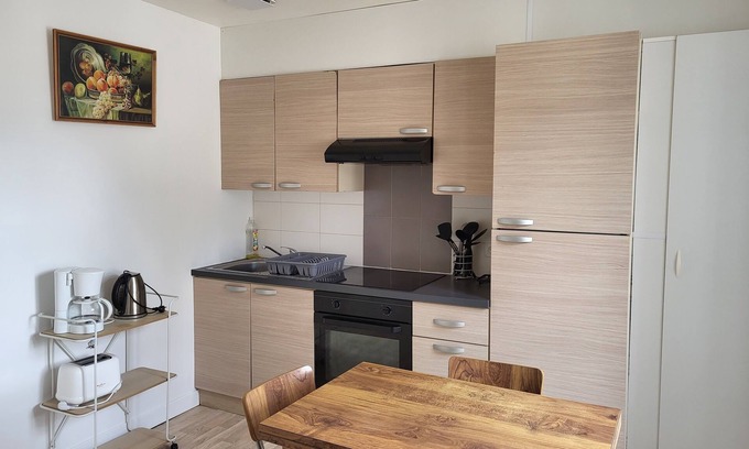 Eymoutiers Apartment | Cozy Apartment for 4-6 with Terrace & Pet-Friendly Amenities