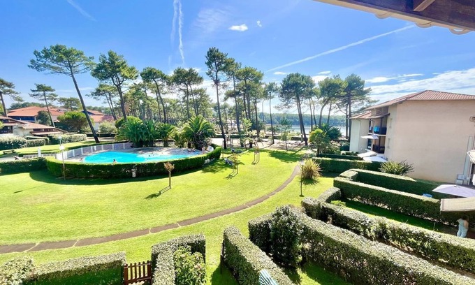 Soustons Apartment | Inviting Apartment for 4 at Soustons-Plage with Ocean View