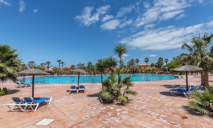 Corralejo Apartment | Experience Fuerteventura Harmony: Pool, Terrace & Views