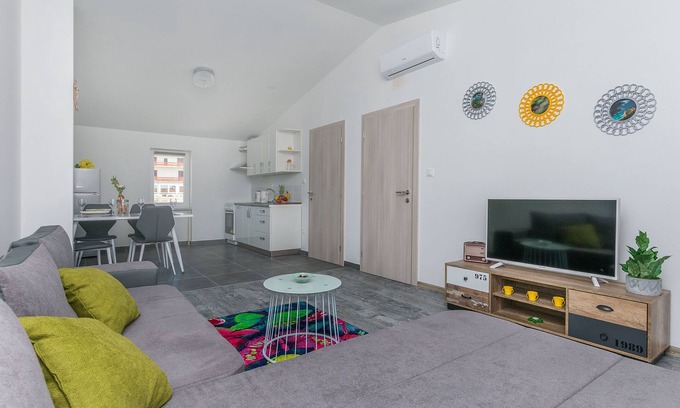 Strozanac Apartment | Oceanview Apartment Heaven: Rated 9/10 Family-Friendly Stay
