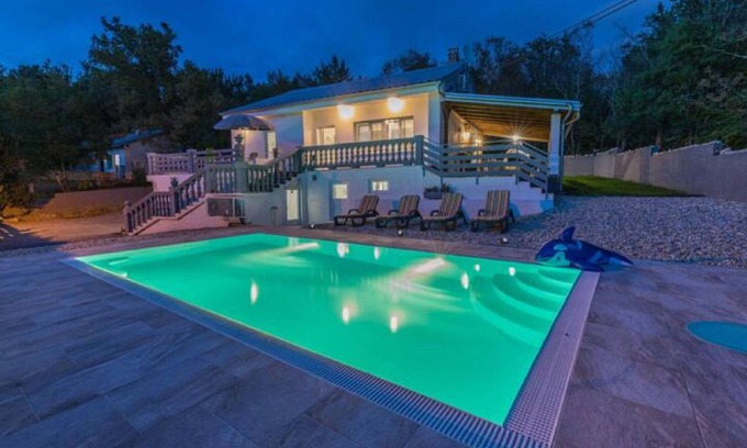 Grizane Villa | Charming Villa with Pool and Ocean View Terrace