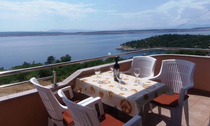 Dramalj Apartment | Seaview Apartment in Dramalj with Pool and Pet-Friendly Options