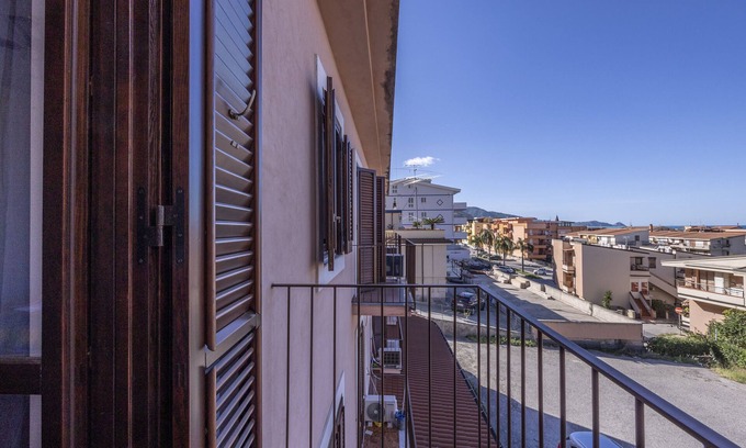 Piraino Apartment | Sea View Apartment "In Villa Domenica 8" with Balcony & Wi-Fi