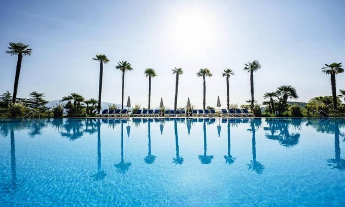 Manerba del Garda Apartment | Pet-Friendly Apartment in Manerba with Pool & Barbecue