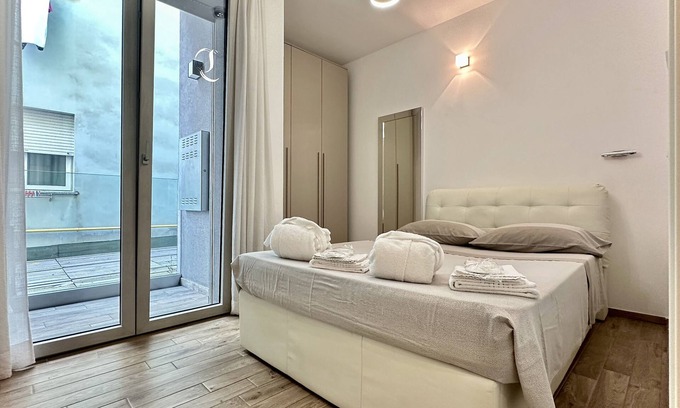 Misano Adriatico Apartment | Cozy Apartment Steps from Beach with Ocean View Amenities