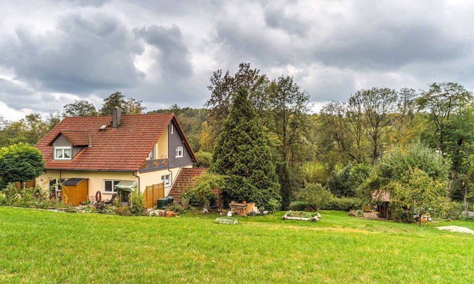 Unterrodach Apartment | Inviting Apartment in Marktrodach with Spa & Sauna Access