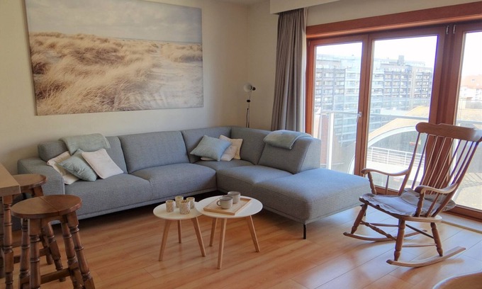Nieuwpoort-aan-Zee Apartment | Beachside Comfort at Westdiep 4 with Ocean Views