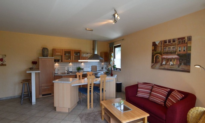 Nohn Apartment | Inviting Apartment in Nohn with Terrace, Garden & BBQ
