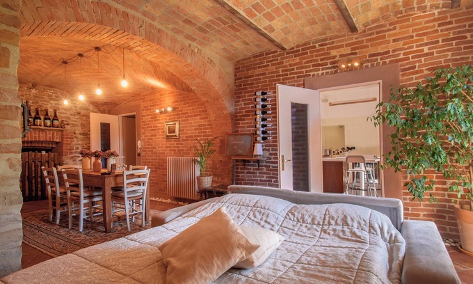 Barolo Apartment | Cozy Apartment in Barolo Center with Terrace & Fireplace