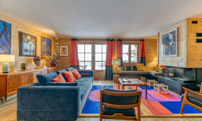 Villard-Reculas Apartment | Apartment 'Klochette - Charme Et Famille' with Mountain View, Private Terrace and Wi-Fi