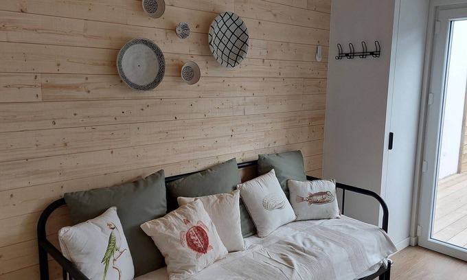 Pornichet Apartment | Apartment 'La Dune De Sable Les Evens' with Private Terrace and Wi-Fi