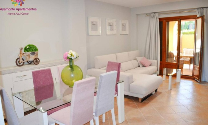 Costa Esuri Apartment | Discover Marina Azul Golf: Family-Friendly with Pool & Wi-Fi
