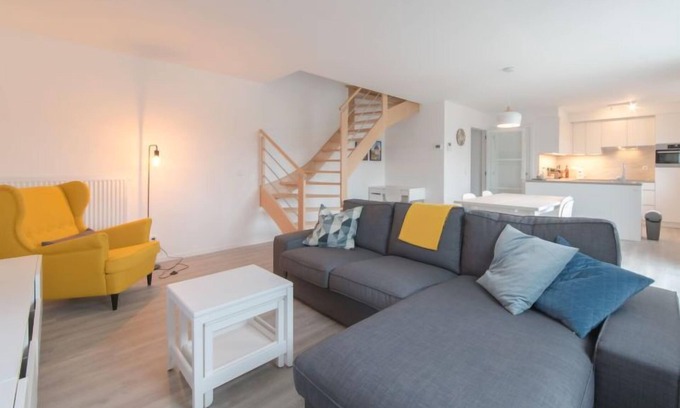 Bredene Apartment | Discover Apartment Medano: Oceanfront Oasis with Spa