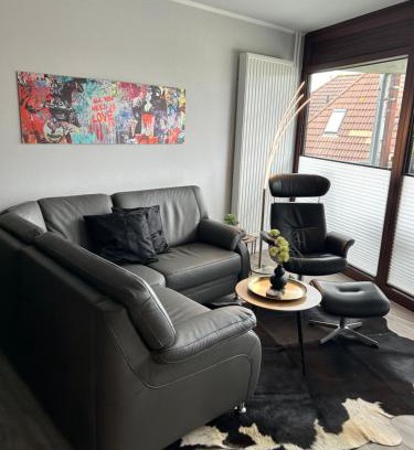 Busum Apartment | Oceanfront Apartment MeerZeit with Child-Friendly Amenities