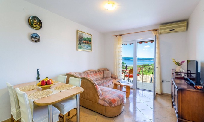 Klanfari Apartment | Oceanfront Apartment NENAD in Dramalj: Pet Friendly Stay