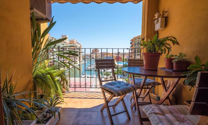 Port Saplaya Apartment | Cozy Apartment Steps from the Beach with Breathtaking Views