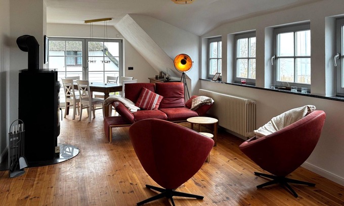 Seedorf Apartment | Apartment OG view - Holiday home Kapitänsblick Seedorf