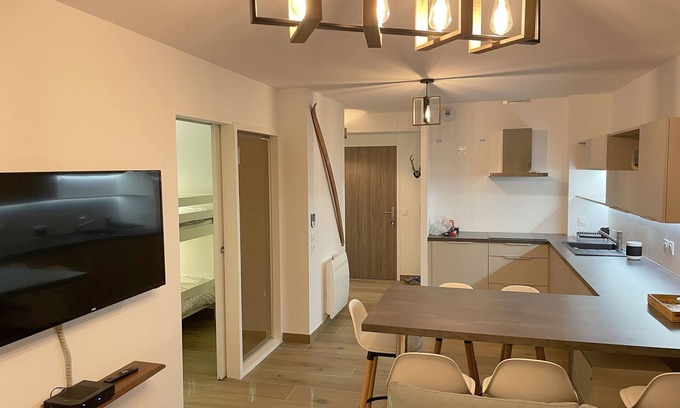 La Mongie Apartment | Inviting Apartment with Mountain View & Family-Friendly Amenities