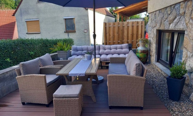 Markt Einersheim Apartment | Experience Apartment 'Reblaus' with Private Terrace & Wi-Fi