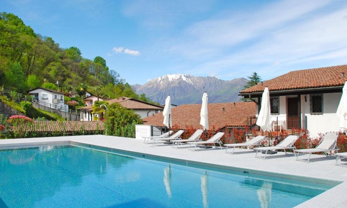 Piazzogna Apartment | Guest Rated 9.5 - Apartment Miralago with Pool & Family Fun