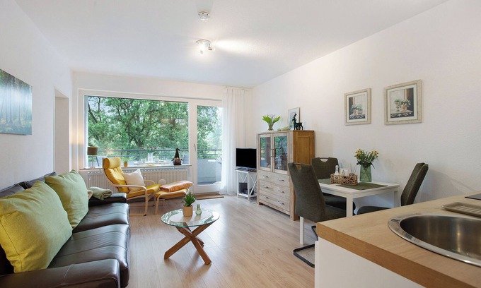 Gudenhagen Apartment | Cozy Apartment 'Rübezahl' with Balcony & Spa Amenities