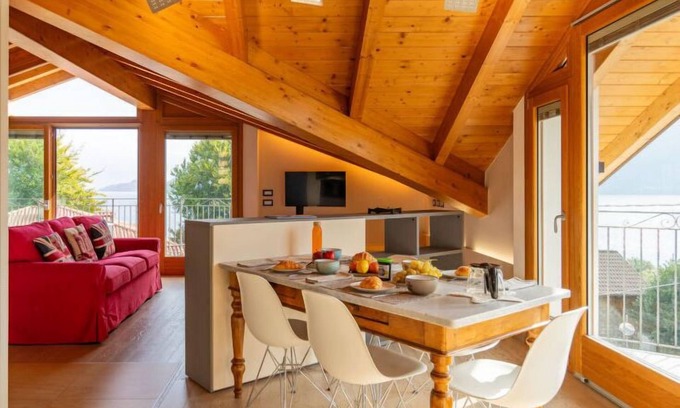 Musso Apartment | Relax at Apartment Salice with Oceanfront Views & Spa