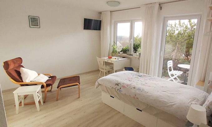 Freudental Apartment | Inviting Apartment Sonnenhaus with Ocean View & Spa