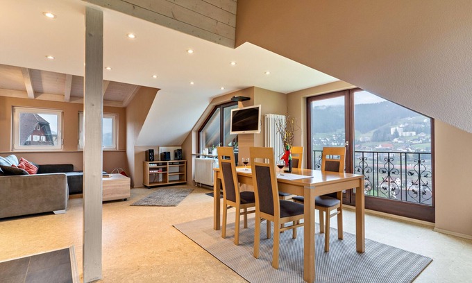 Baiersbronn Apartment | Cozy Apartment 'Sonnenschein' with Mountain Views & Wi-Fi