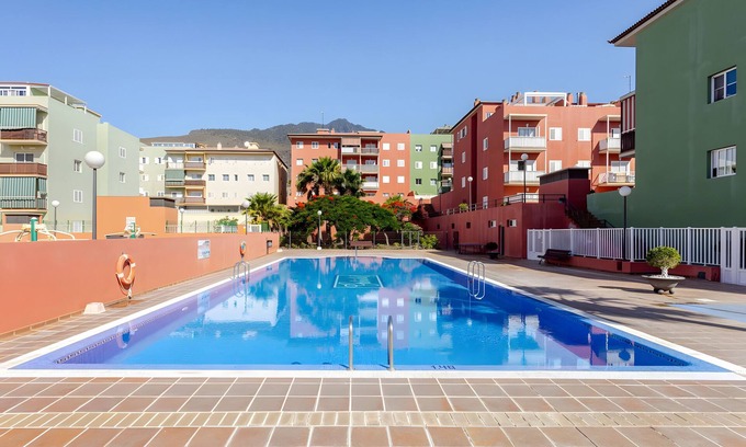 Candelaria Apartment | Beachside Apartment Sunset Gabriela with Pool & Terrace