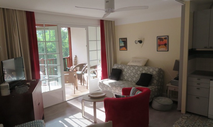 Biscarrosse Apartment | Pet-Friendly Apartment T2 with Pool & Ocean Views in Biscarrosse