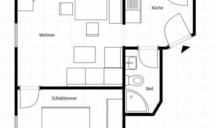 Ruhpolding Apartment | Top-Rated Apartment Talblick with Balcony and Kitchenette